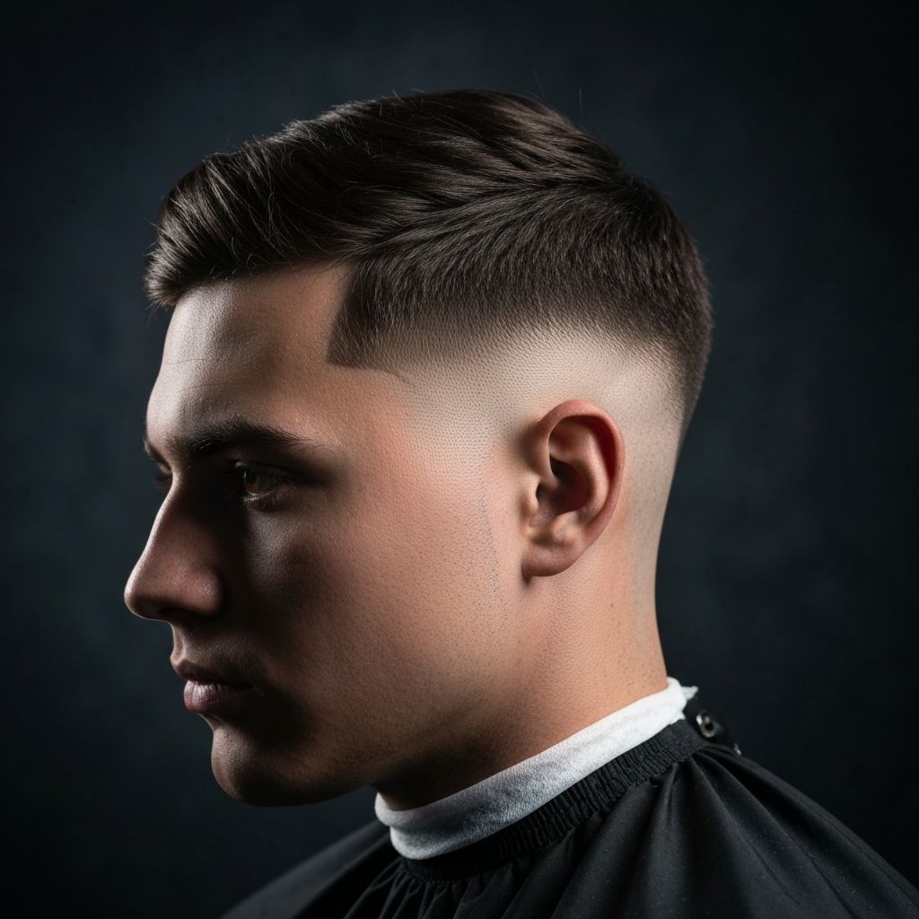 Perfect fade haircut result