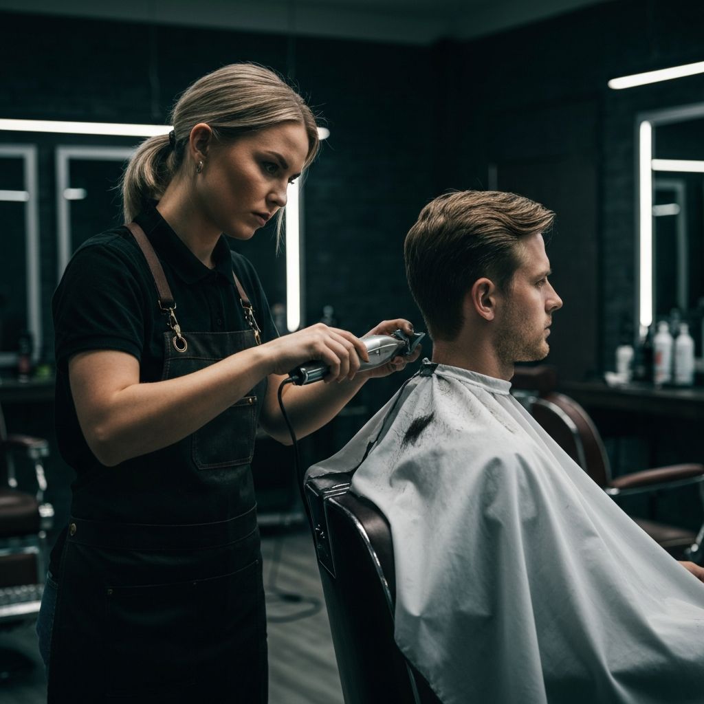 Student working on client