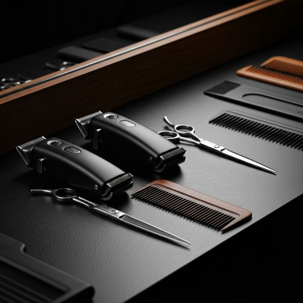 Professional barber tools